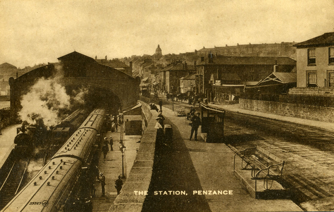 black and white "carbotype" postcard