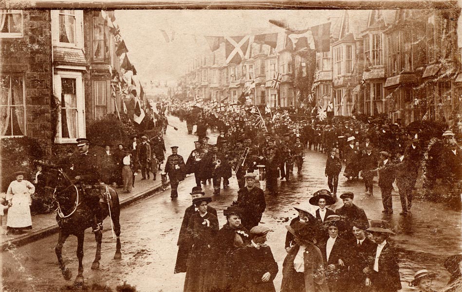 sepia postcard