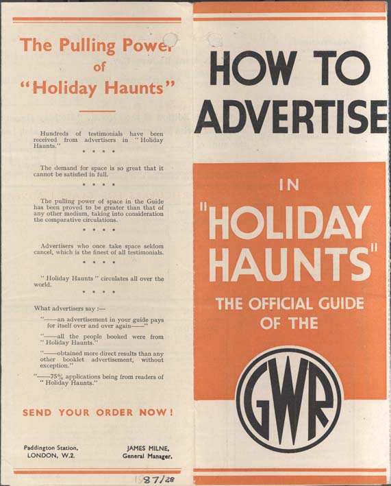 advertising pamphlet