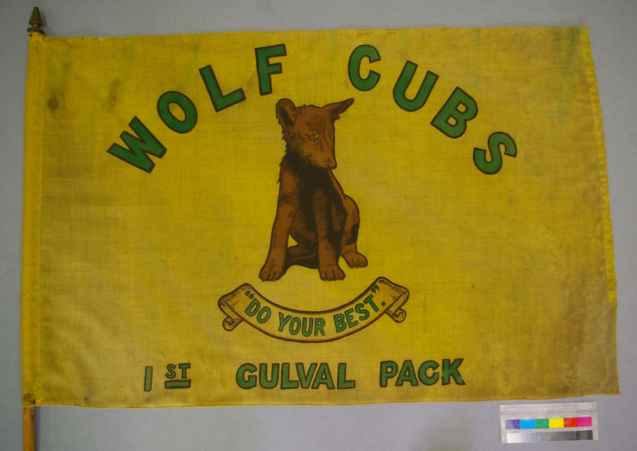 wolfcub banner, of 1st Gulval Pack