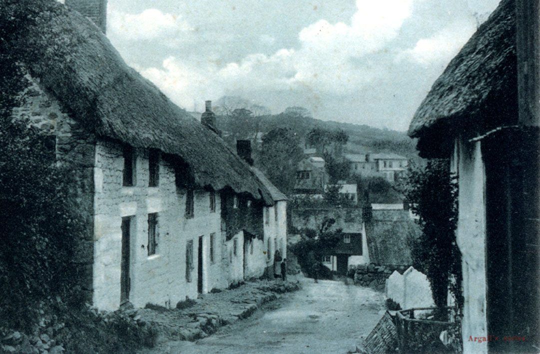 black and white postcard