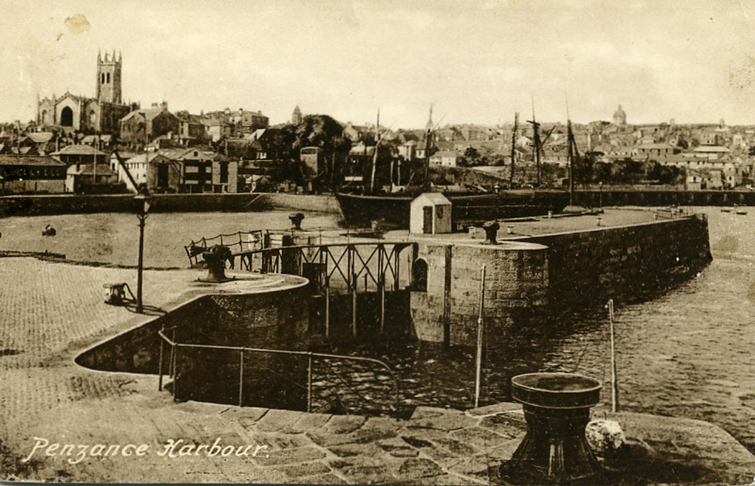 black and white/sepia postcard