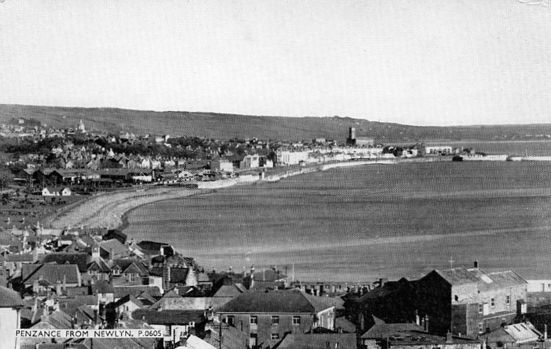 black and white/sepia postcard