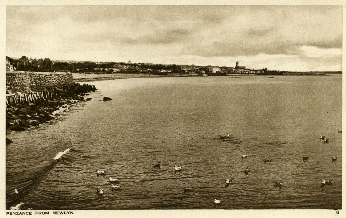 black and white/sepia postcard