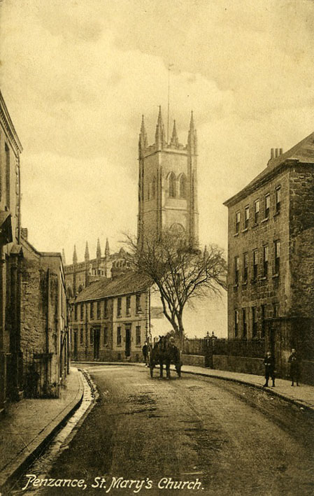 black and white/sepia postcard