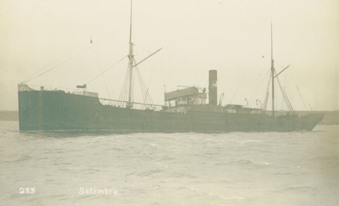 black and white/sepia postcard