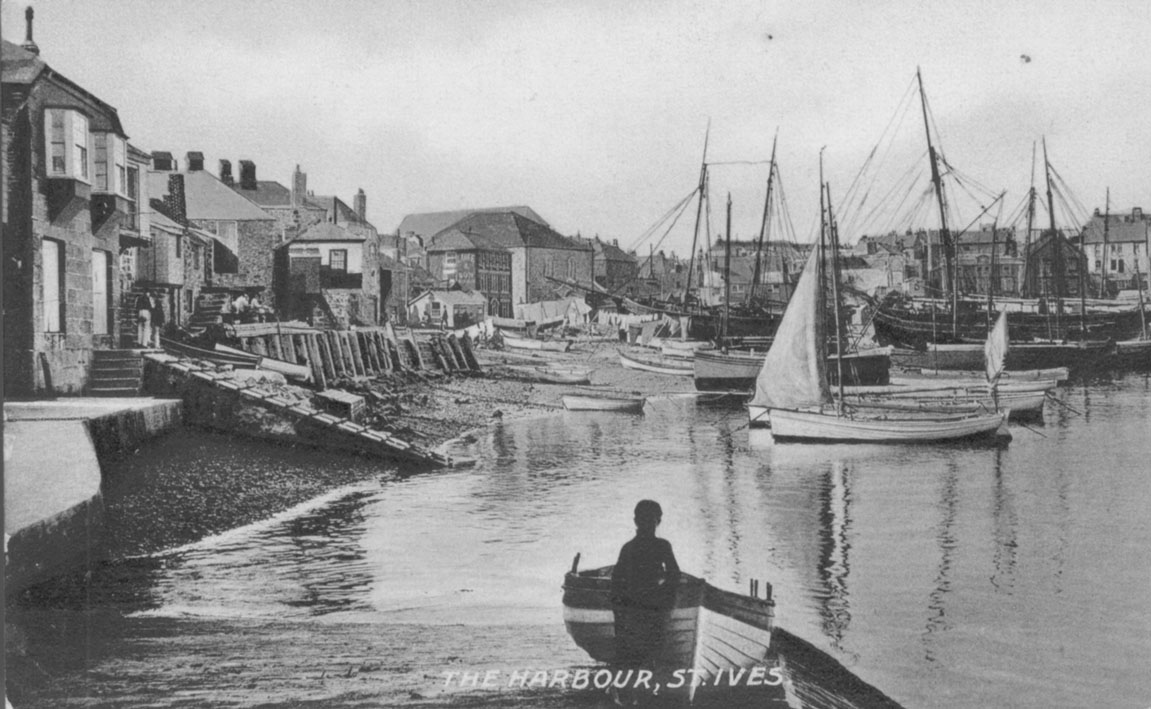 black and white/sepia postcard