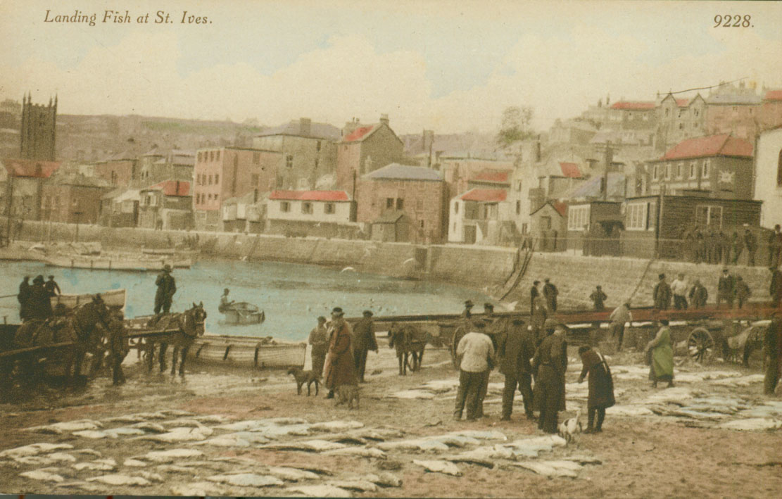coloured postcard
