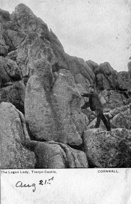 black and white postcard