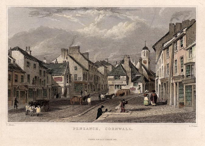 coloured engraving