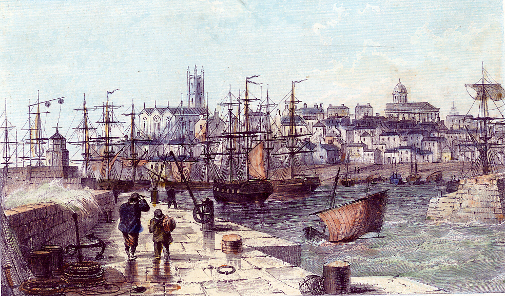 coloured engraving