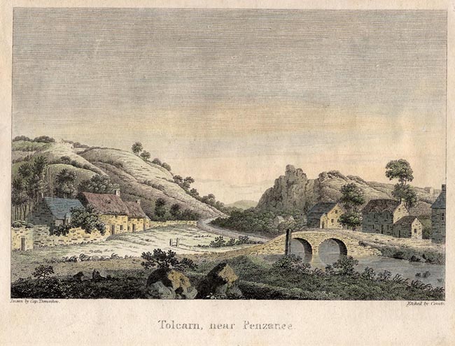 coloured engraving