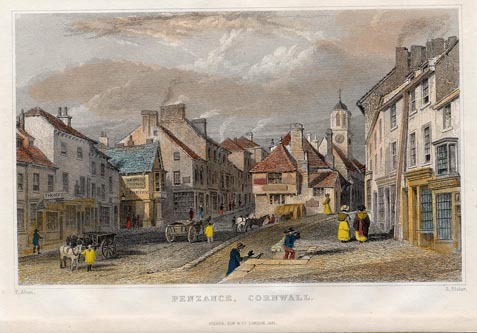 coloured engraving