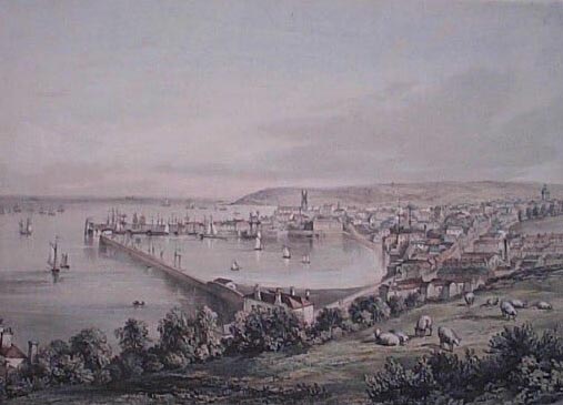 coloured engraving