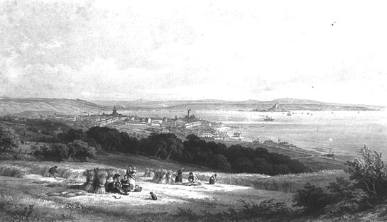 coloured engraving
