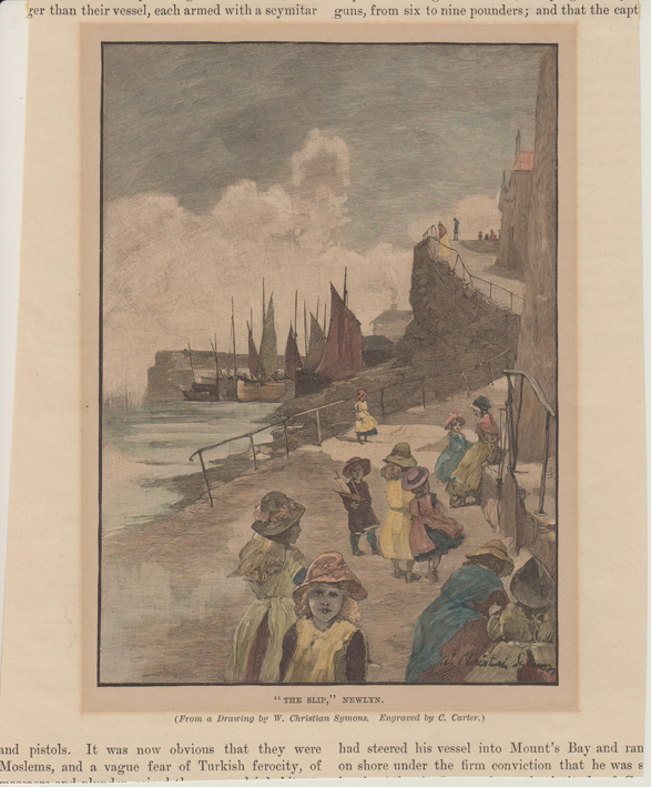 coloured engraving