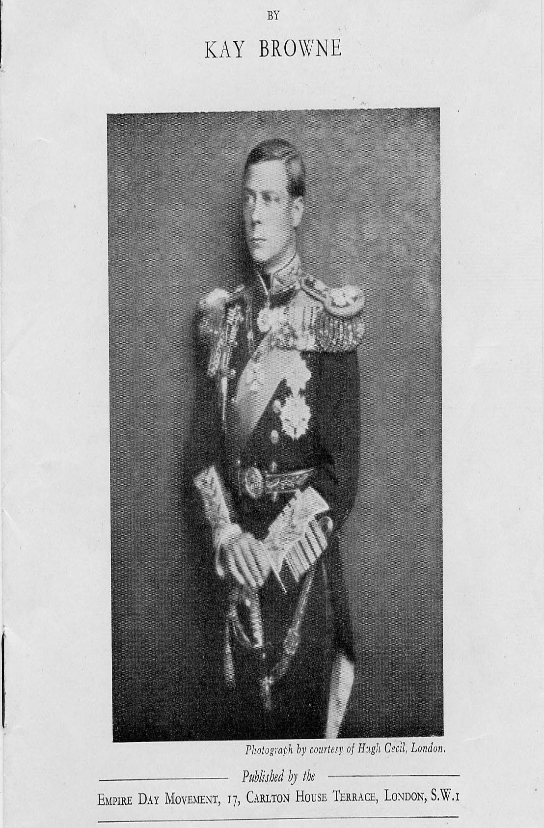The Inheritor of a Tradition, King Edward VIII
