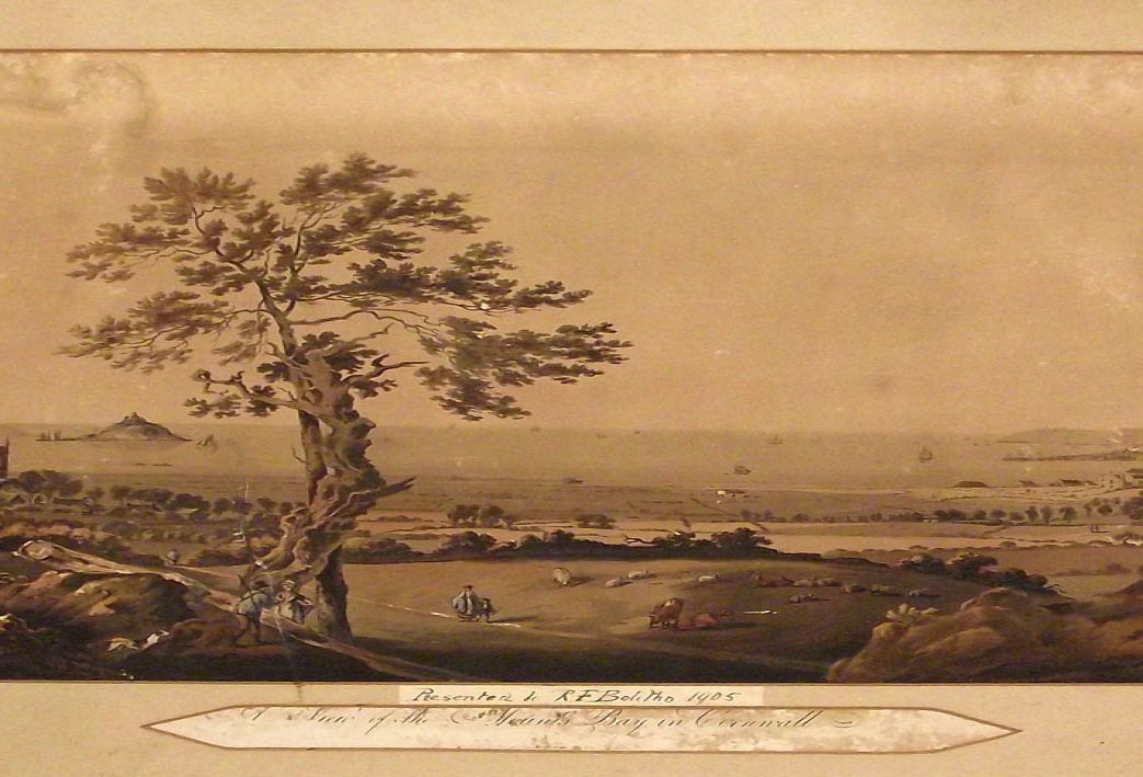 coloured etching