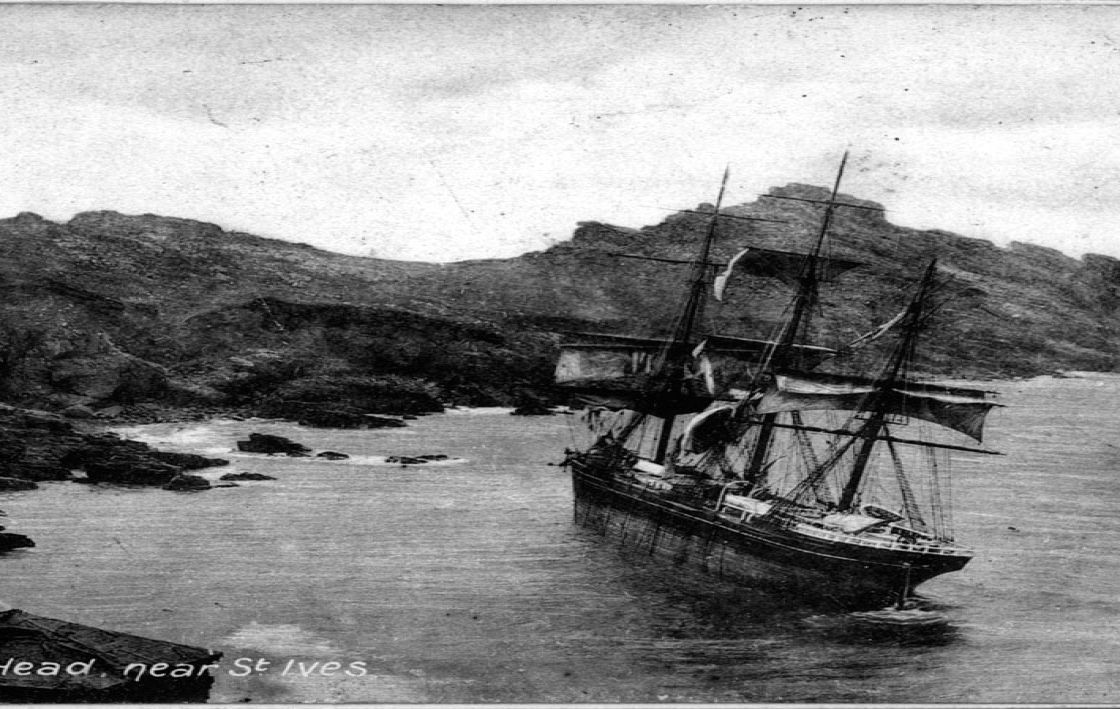 b/w postcard