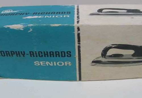 box container for Morphy Richards iron
