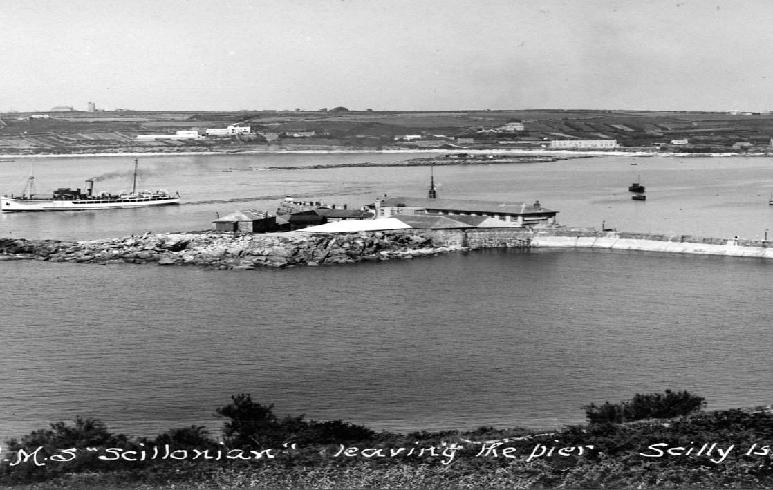 black and white postcard -