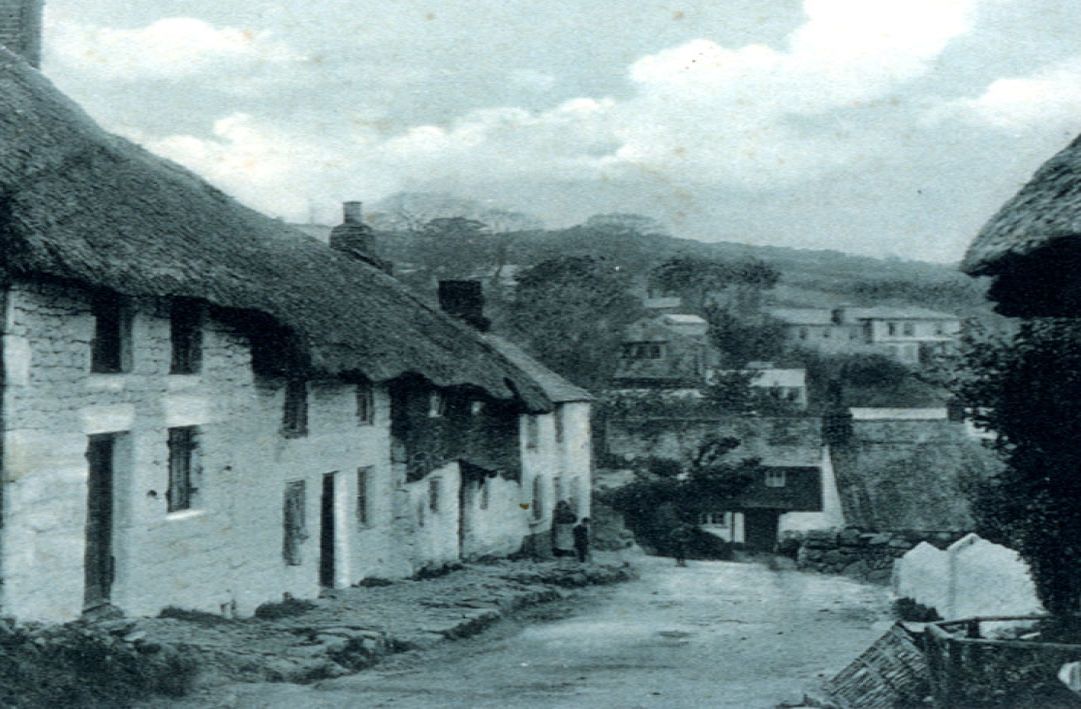 black and white postcard