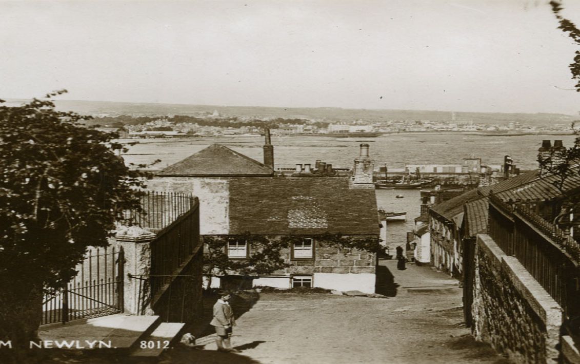 b/w postcard