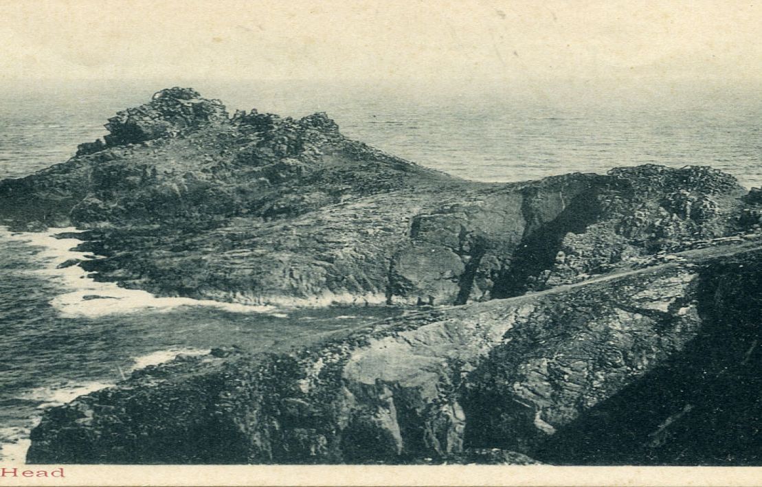 black and white postcard