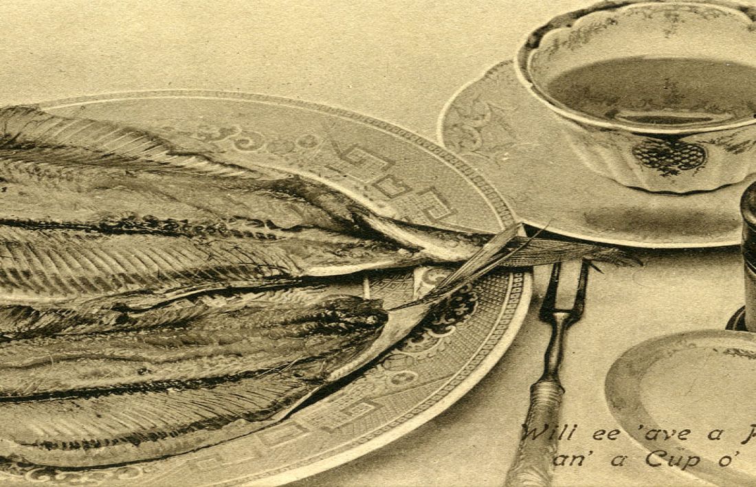 sepia postcard
