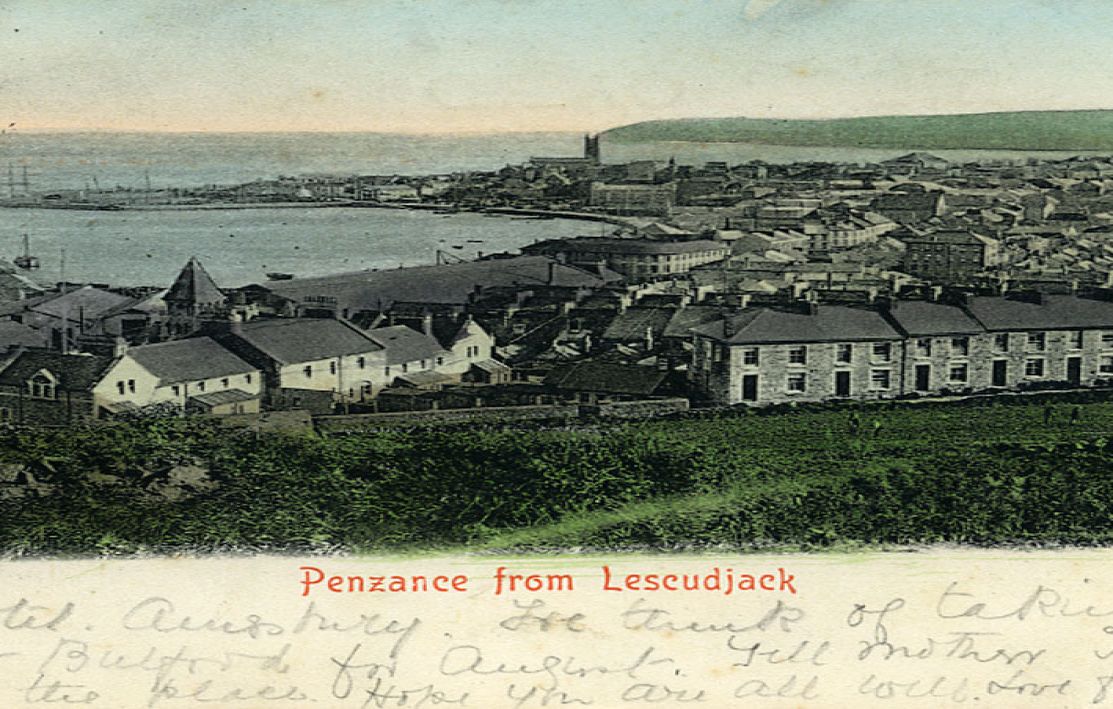 coloured postcard