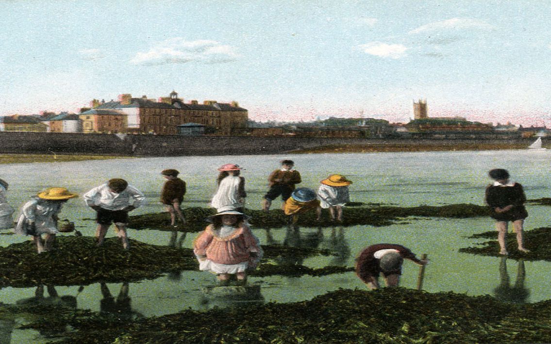 coloured postcard