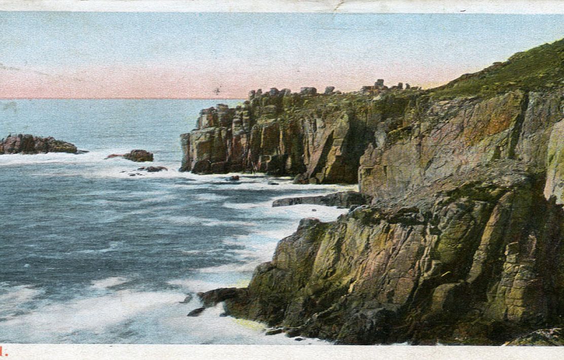 hand tinted postcard