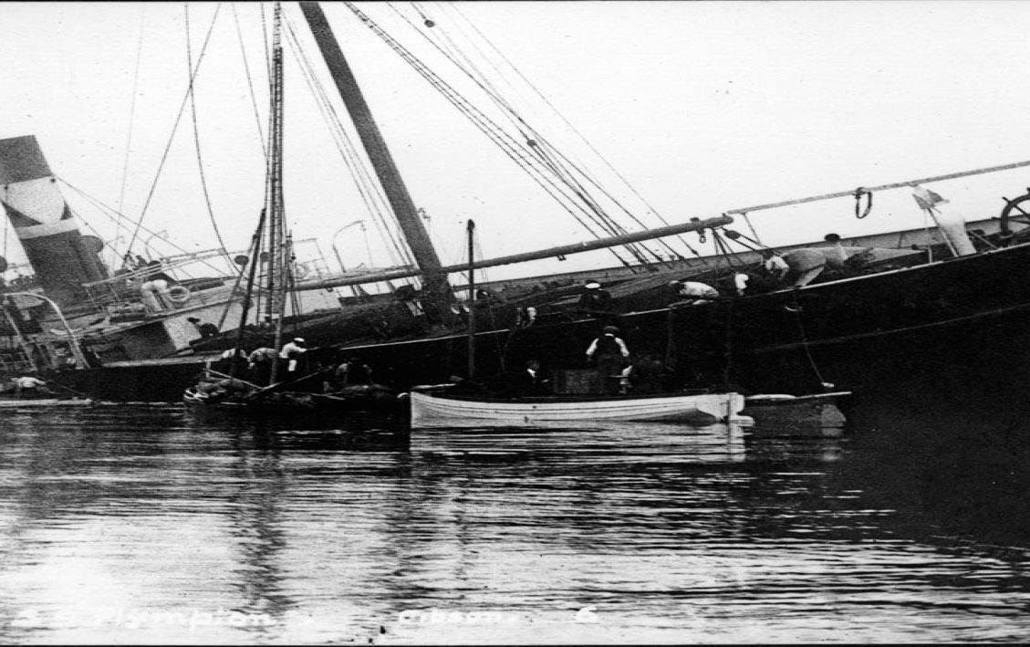 black and white postcard