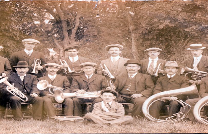 black and white/sepia postcard