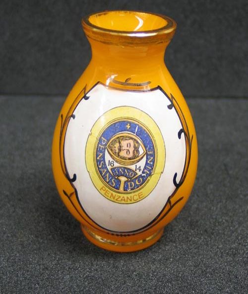 vase, souvenir ware glass