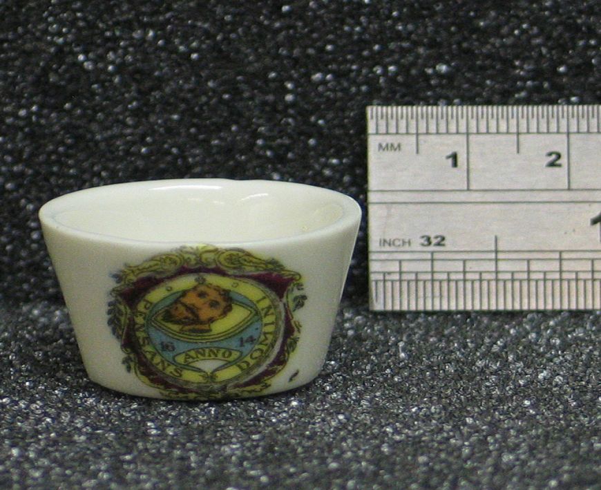 bowl, souvenir ware china