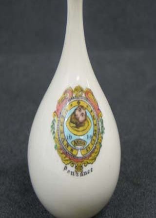 vase, souvenir ware china