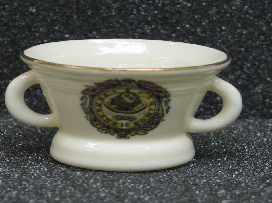 bowl, souvenir ware china